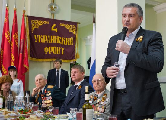 Great Patriotic War veteran Nikolai Oleinikov from Crimea