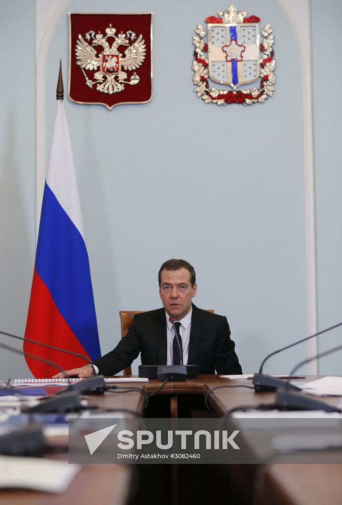 Dmitry Medvedev visits the Siberian Federal District