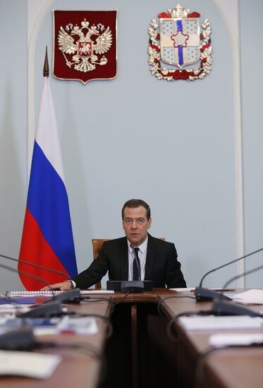 Dmitry Medvedev visits the Siberian Federal District