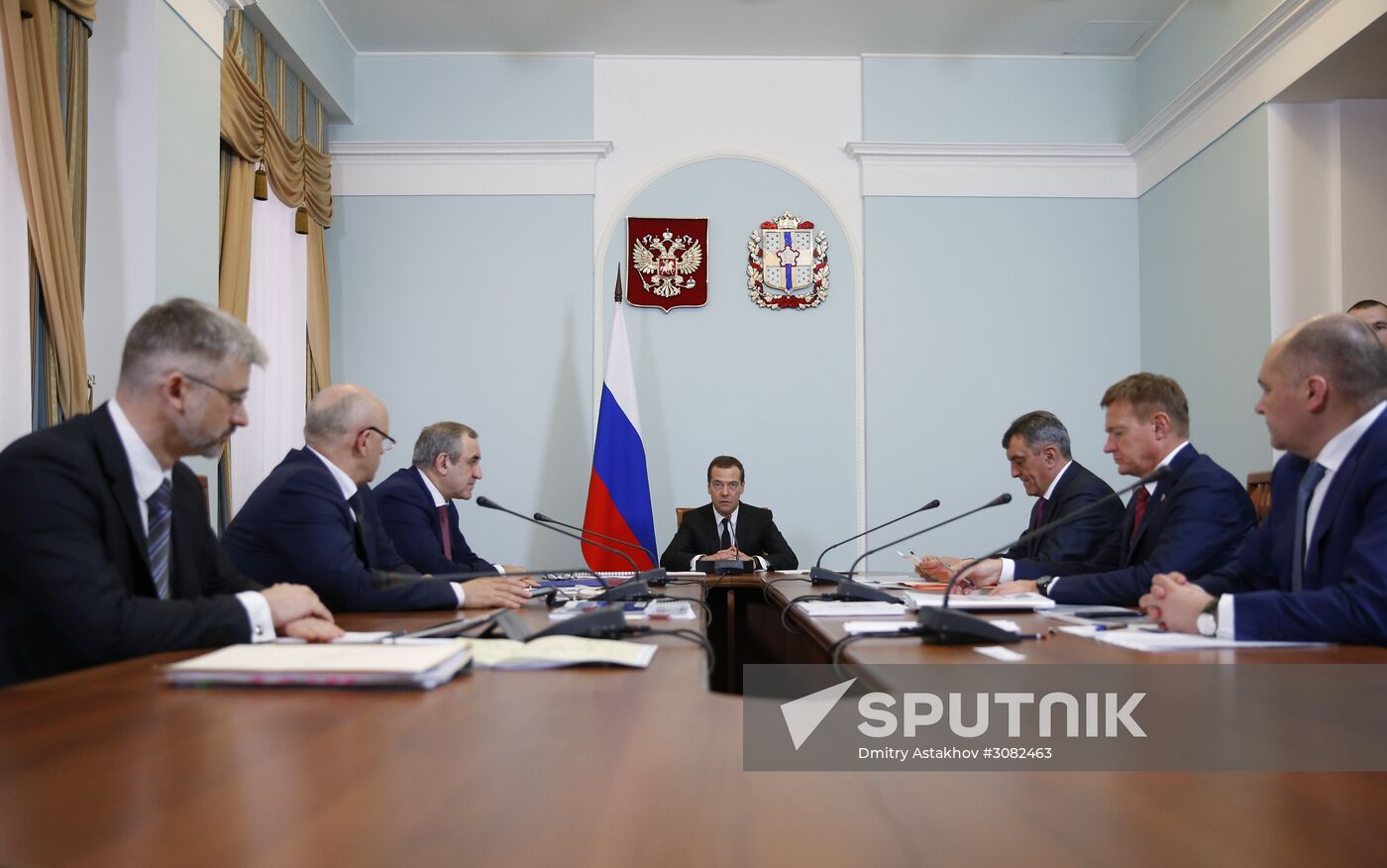 Dmitry Medvedev visits the Siberian Federal District