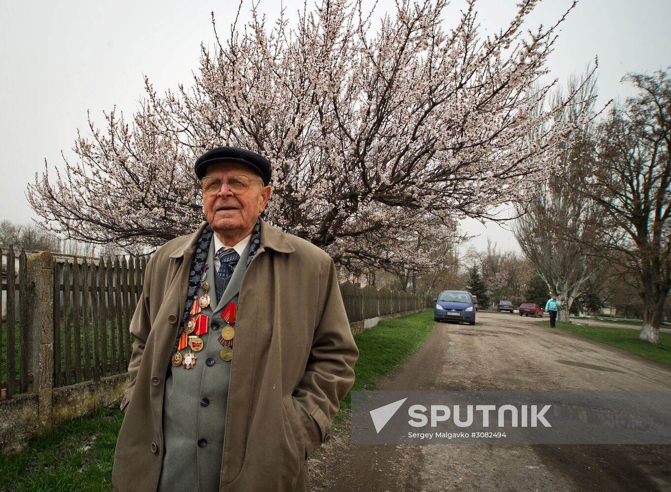 Great Patriotic War veteran Nikolai Oleinikov from Crimea