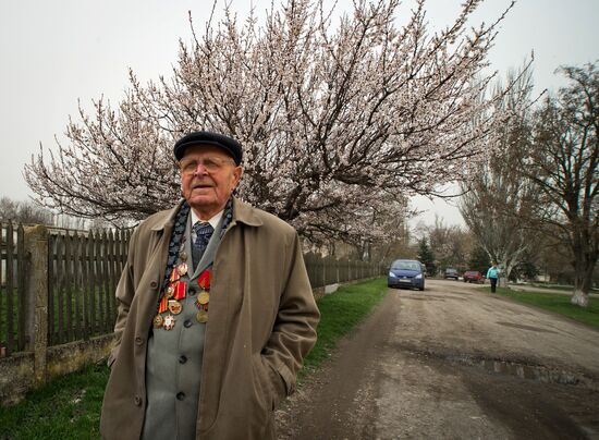 Great Patriotic War veteran Nikolai Oleinikov from Crimea