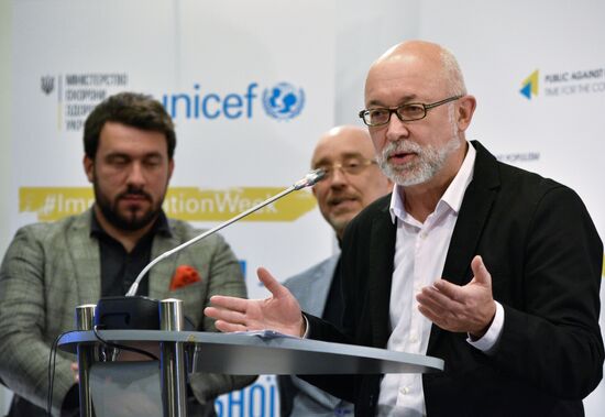 News conference on the Eurovision 2017 Song Contest in Kiev