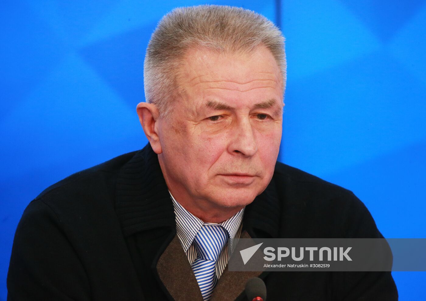 News conference on the past and future of Russian geological prospecting