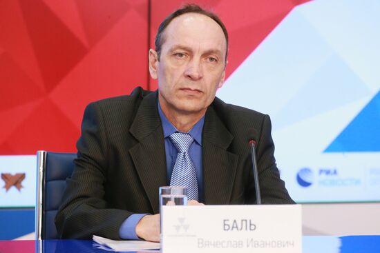 News conference on the past and future of Russian geological prospecting