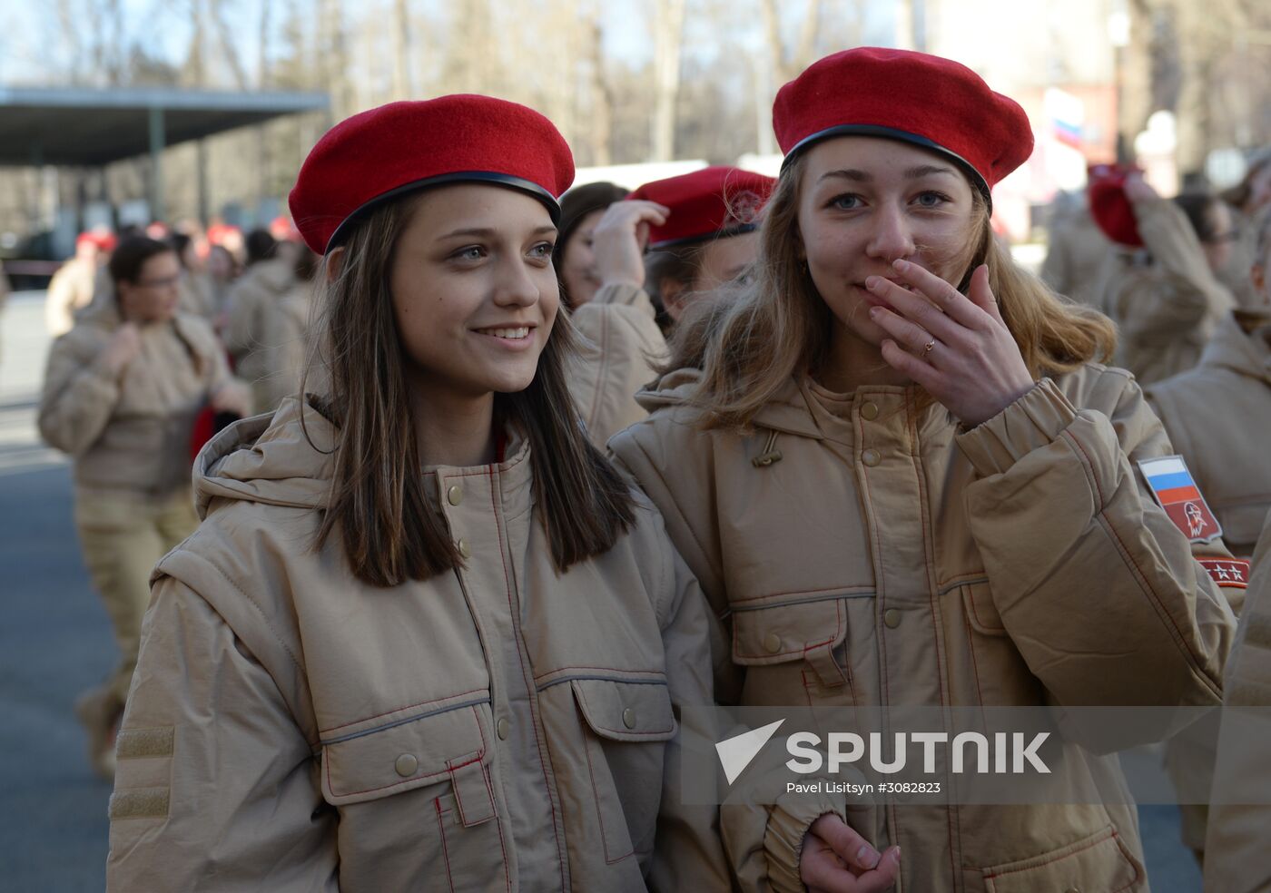 Victory Day Parade rehearsal at Yekaterinburg Suvorov Military School