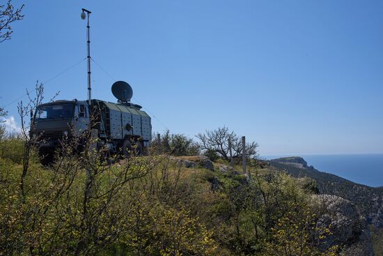 Russian Black See Fleet holds drills in Crimea
