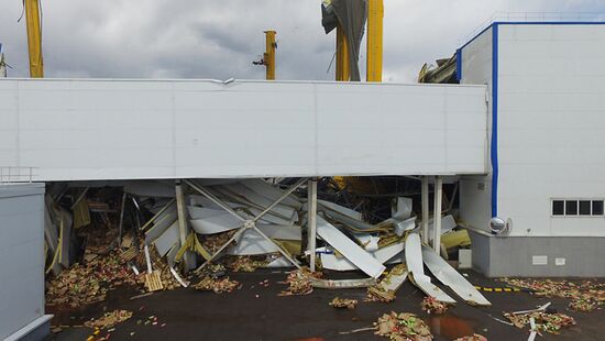 Pepsico's factory roof collapses in Lipetsk Region