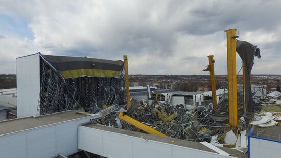 Pepsico's factory roof collapses in Lipetsk Region