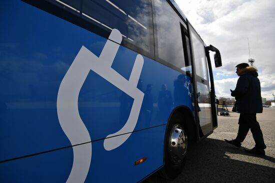 Presentation of new electric rechargeable bus