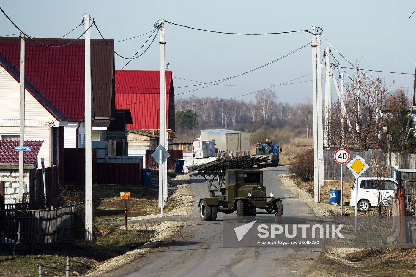 Manufacturing full-size models of WWII military vehicles in Novosibirsk Region