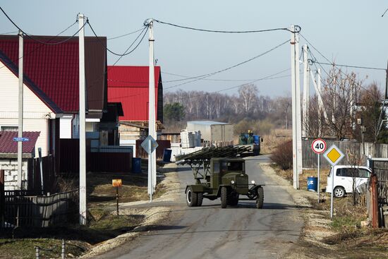 Manufacturing full-size models of WWII military vehicles in Novosibirsk Region