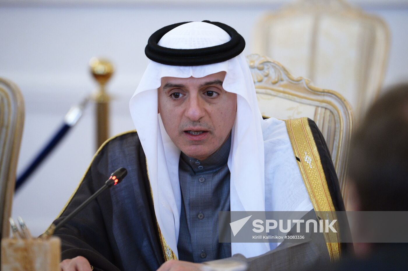 Foreign Minister Sergey Lavrov meets Saudi Foreign Minister Adel al-Jubeir