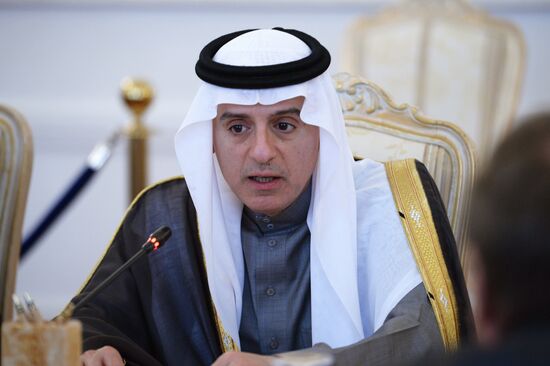 Foreign Minister Sergey Lavrov meets Saudi Foreign Minister Adel al-Jubeir