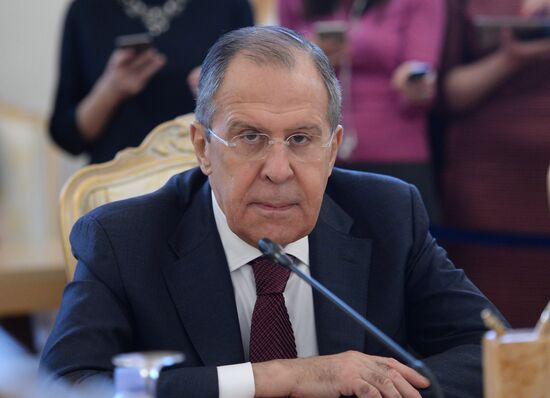 Foreign Minister Sergey Lavrov meets Saudi Foreign Minister Adel al-Jubeir