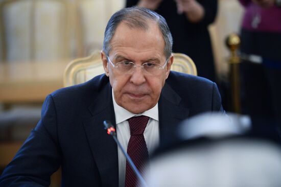 Foreign Minister Sergey Lavrov meets Saudi Foreign Minister Adel al-Jubeir