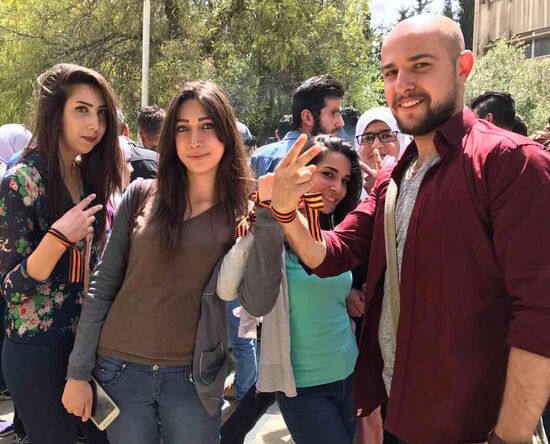 St. George Ribbon campaign starts in Damascus