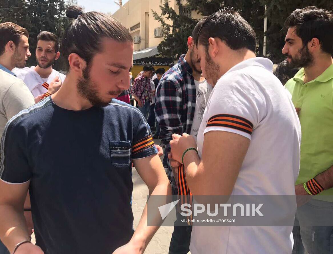 St. George Ribbon campaign starts in Damascus