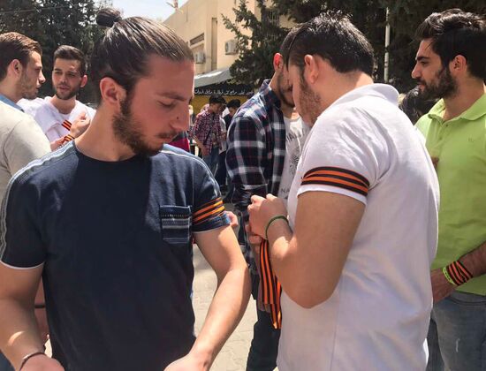 St. George Ribbon campaign starts in Damascus