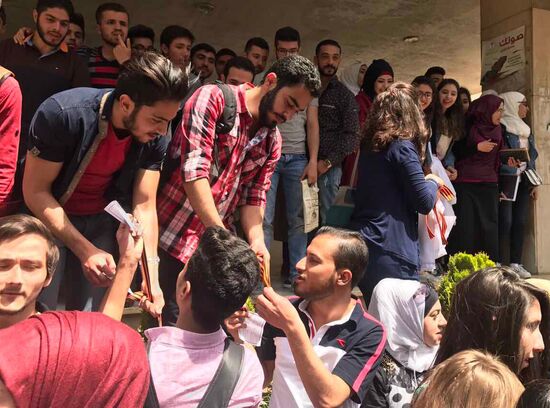 St. George Ribbon campaign starts in Damascus