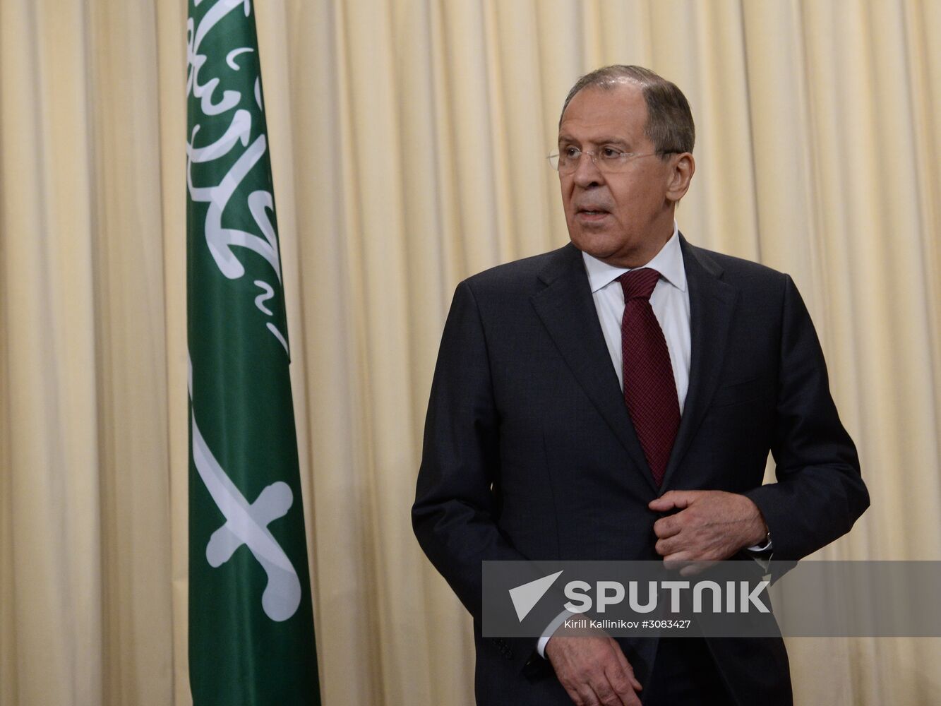 Foreign Minister Sergey Lavrov meets Saudi Foreign Minister Adel al-Jubeir