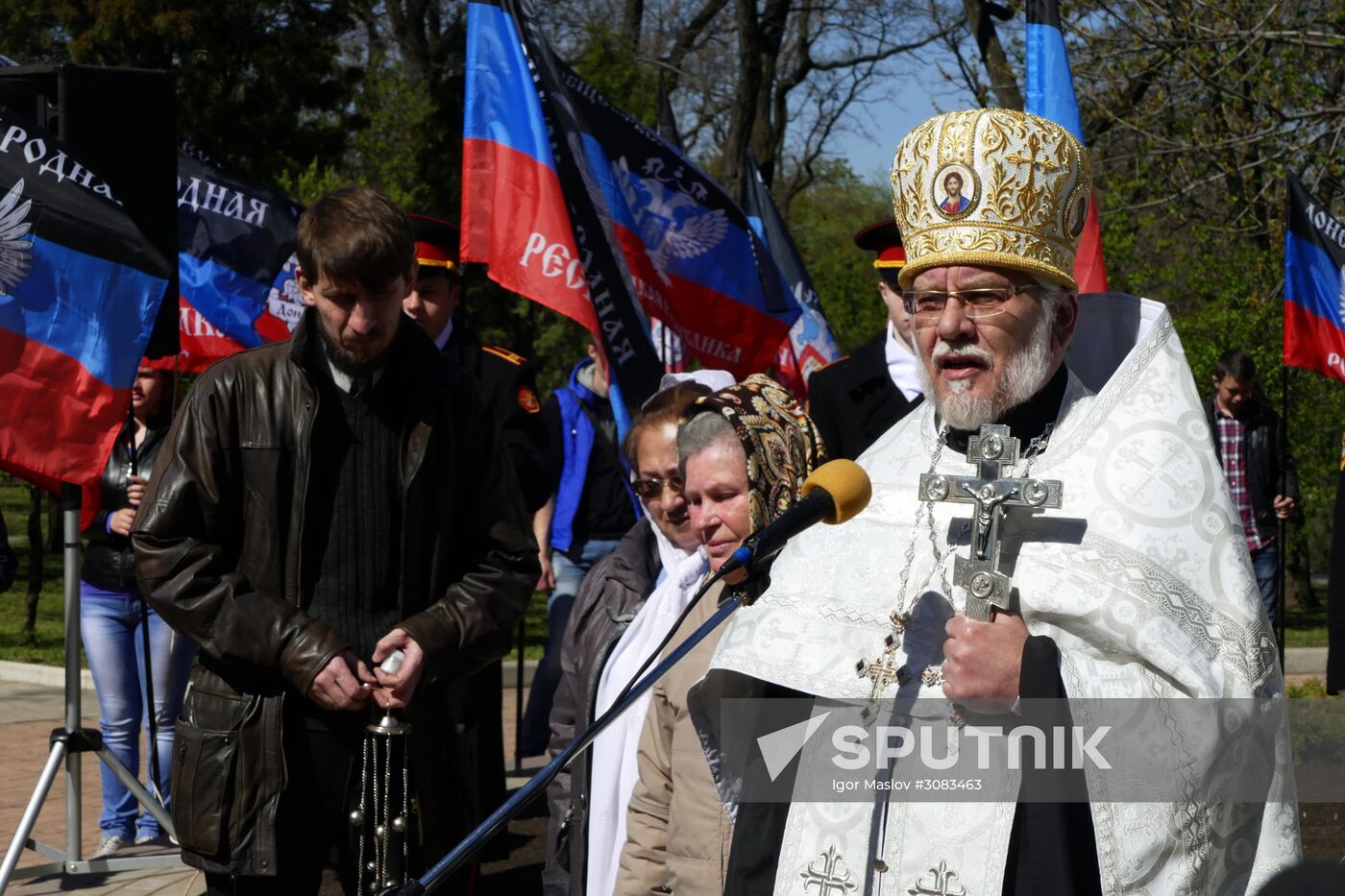 Rally on 31st anniversary of Chernobyl Nuclear Power Plant disaster in Donetsk