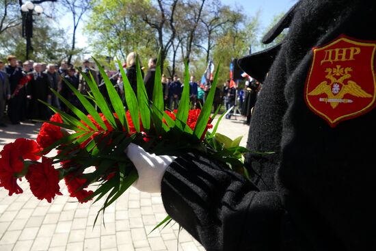 Rally on 31st anniversary of Chernobyl Nuclear Power Plant disaster in Donetsk