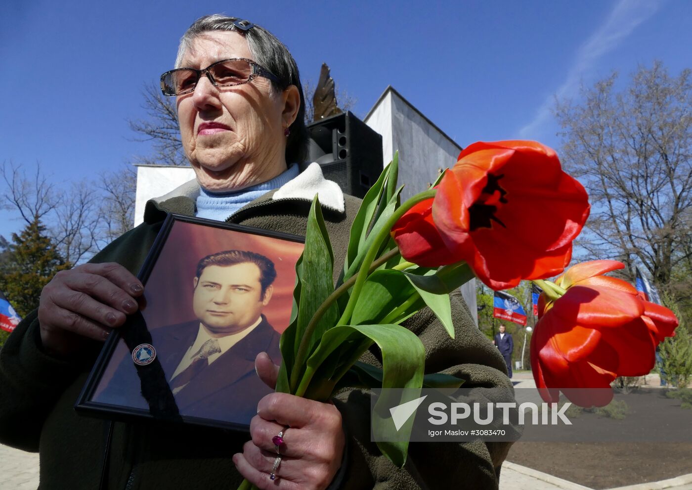 Rally on 31st anniversary of Chernobyl Nuclear Power Plant disaster in Donetsk
