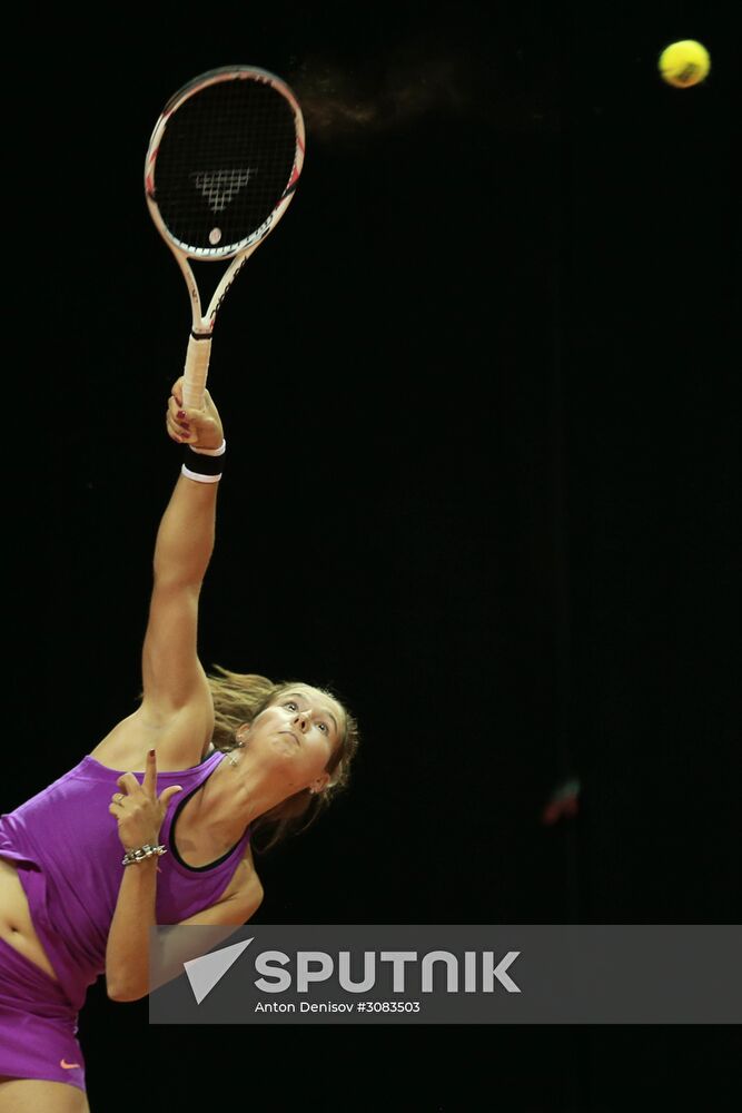 WTA Porsche Tennis Grand Prix 2017. Day Three
