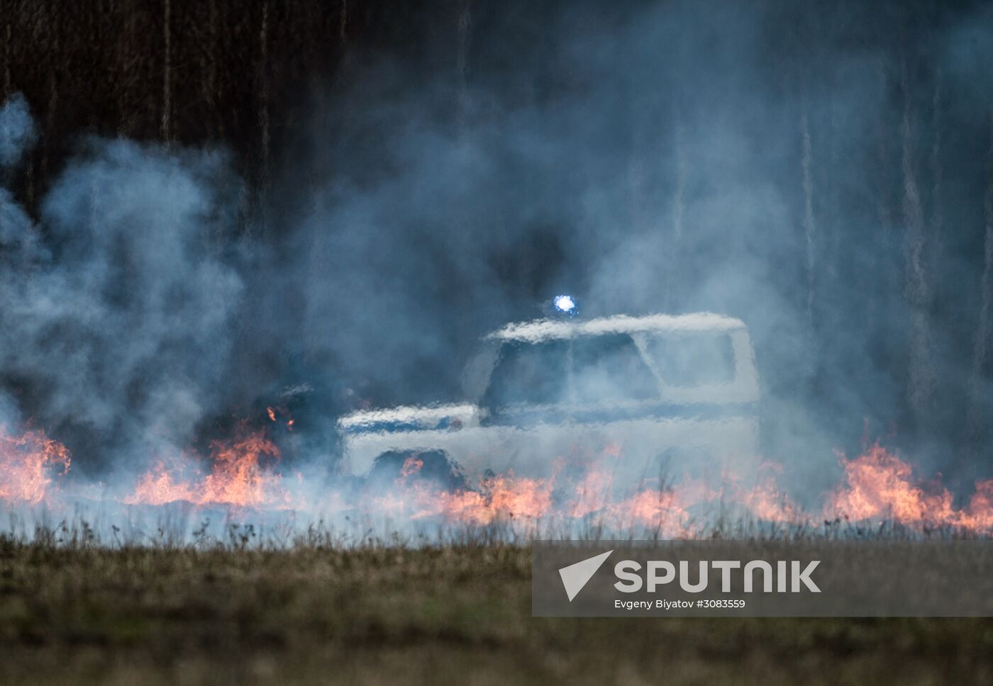 Drill to eliminate wild- and peat-bog fire consequences in Moscow Region