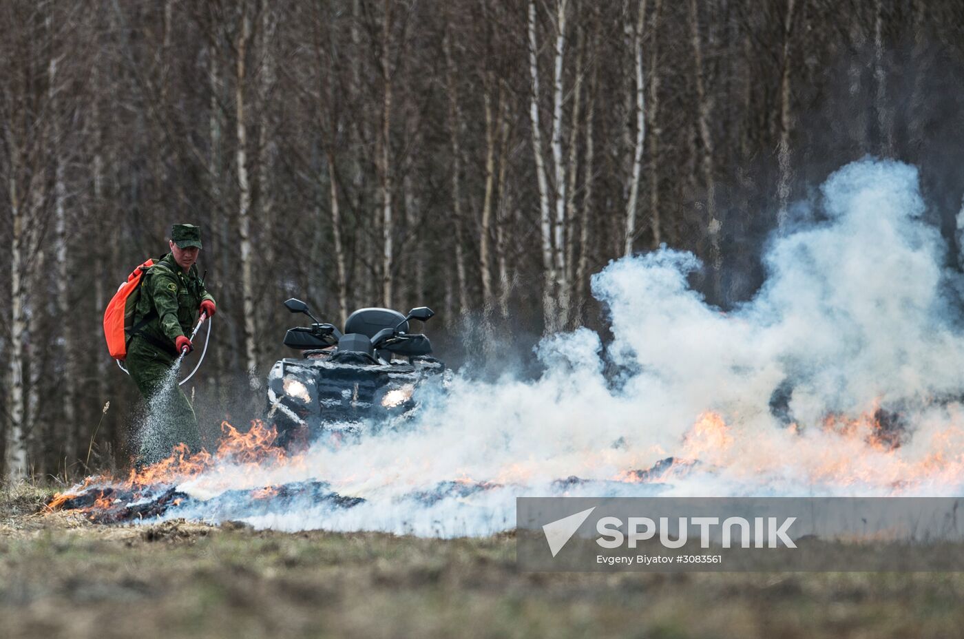 Drill to eliminate wild- and peat-bog fire consequences in Moscow Region