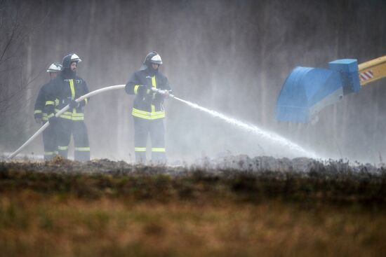 Drill to eliminate wildfire consequences in Moscow Region