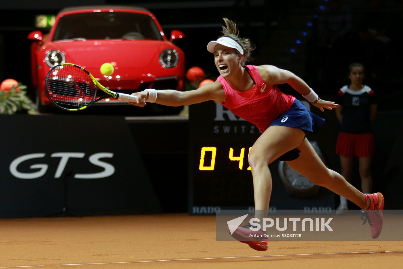 Tennis. WTA Porsche Tennis Grand Prix 2017. Day Three