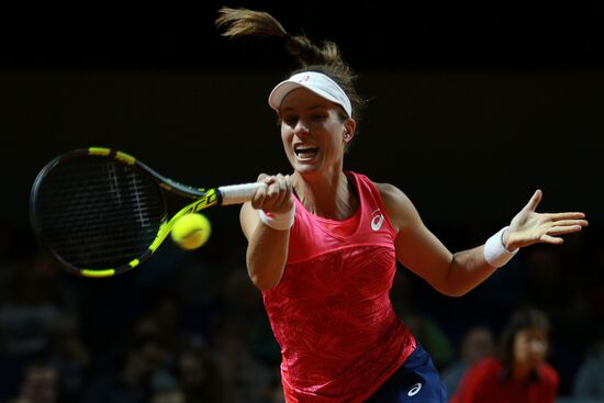 WTA Porsche Tennis Grand Prix 2017. Day Three