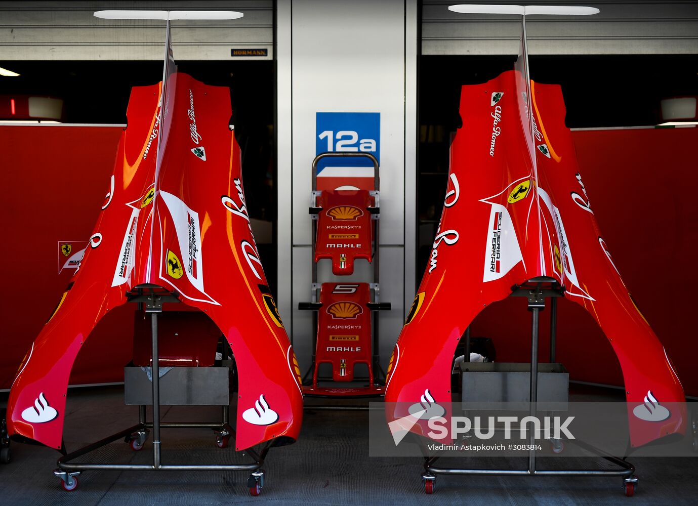 Preparations for Russian leg of Formula One World Championship circuit racing series