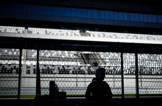 Preparations for Russian leg of Formula One World Championship circuit racing series