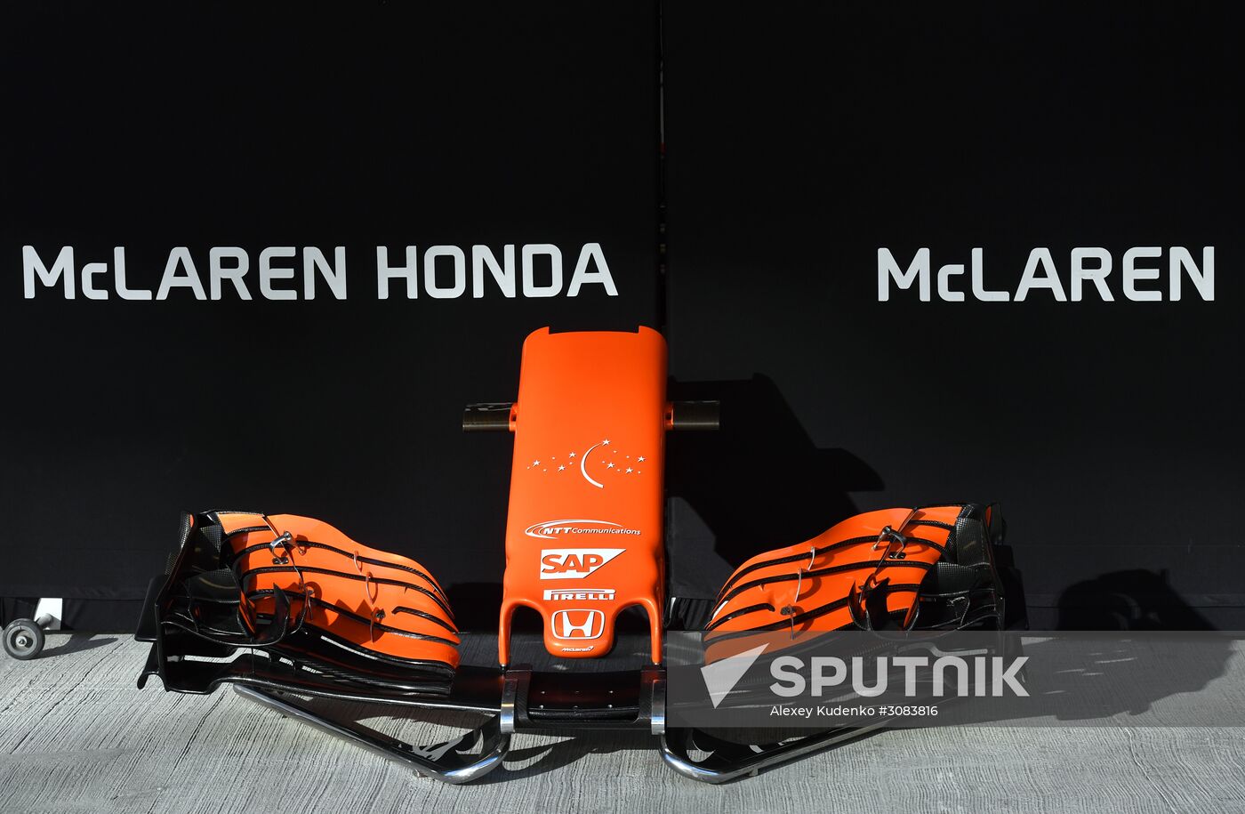 Preparations for Russian leg of Formula One World Championship circuit racing series