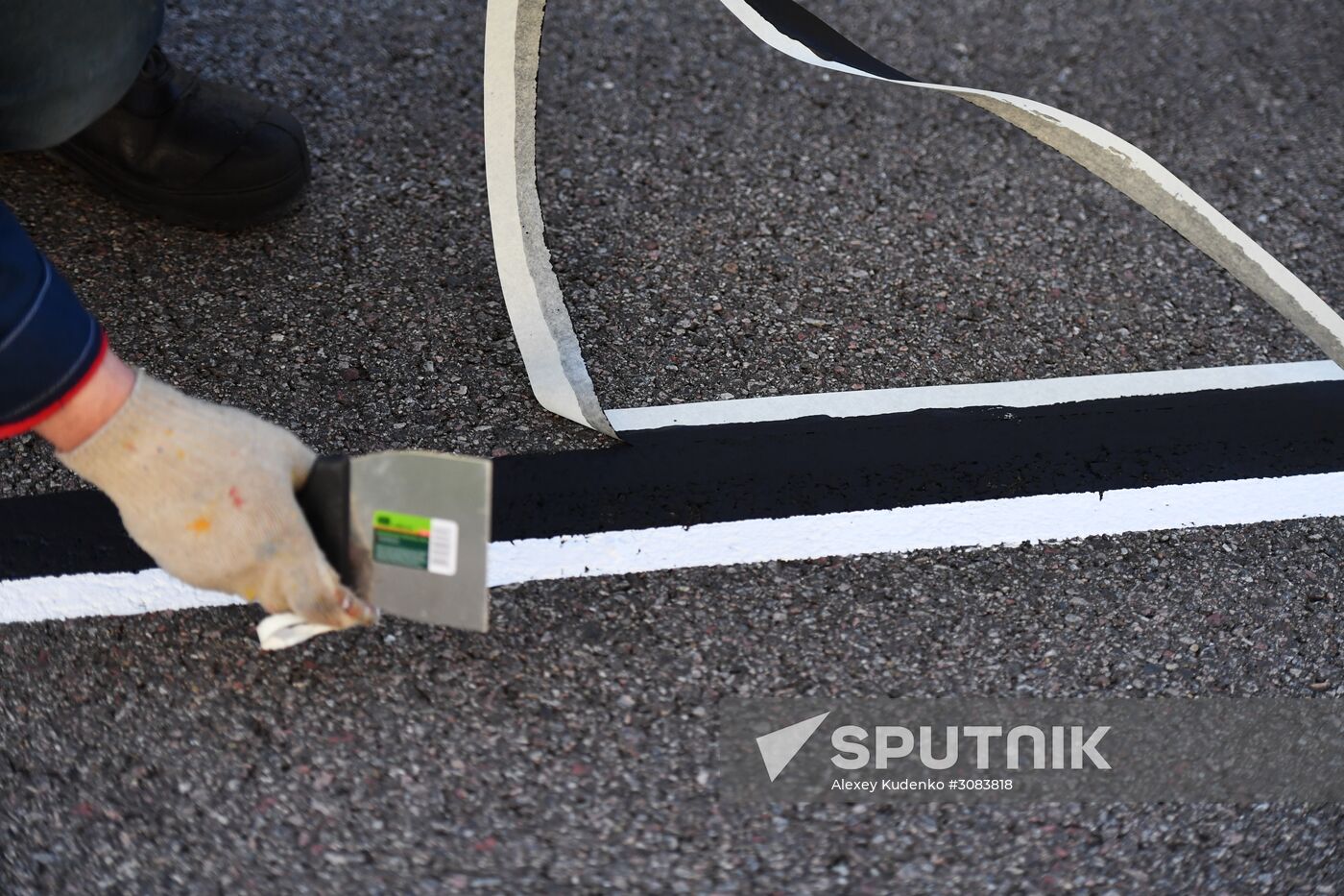 Preparations for Russian leg of Formula One World Championship circuit racing series