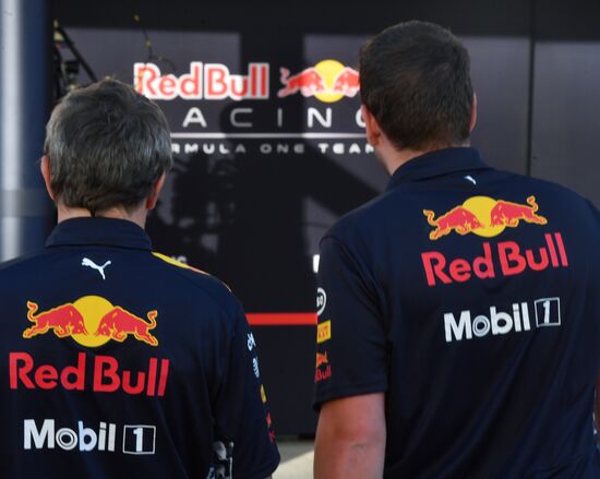 Preparations for Russian leg of Formula One World Championship circuit racing series