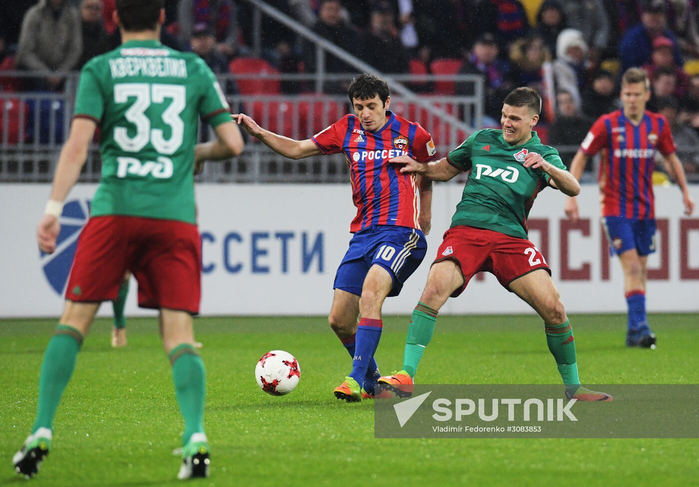 Russian Football Premier League. CSKA vs. Lokomotiv