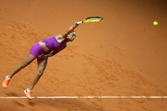 WTA Porsche Tennis Grand Prix 2017. Day Three