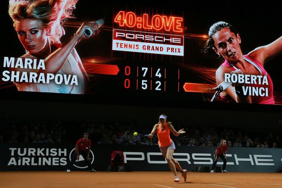 2017 WTA Porsche Tennis Grand Prix. Day Three