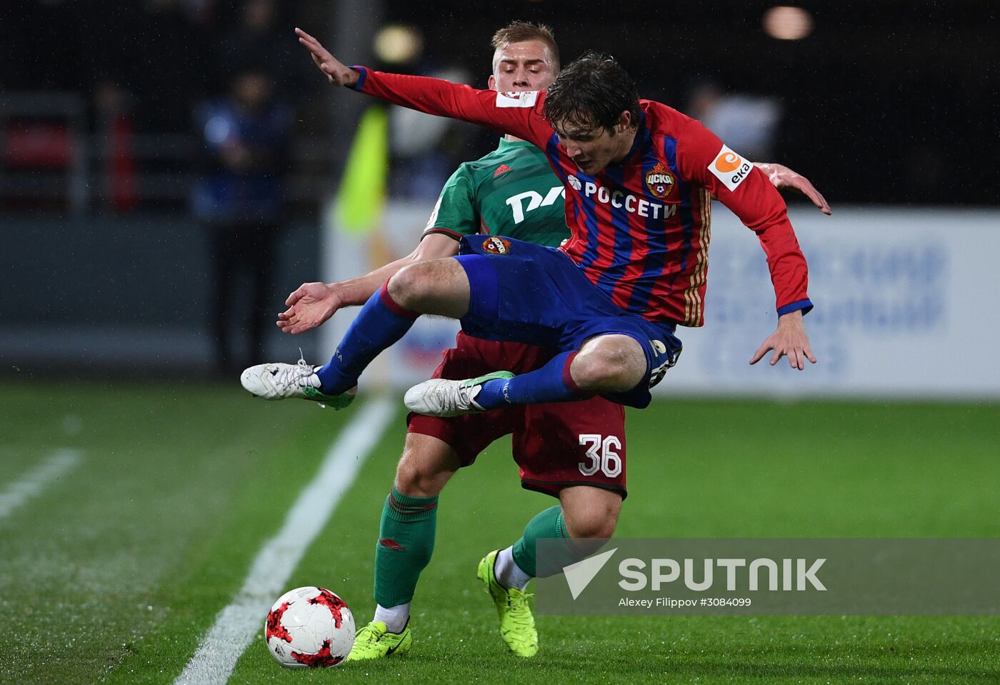 Russian Football Premier League. CSKA vs. Lokomotiv