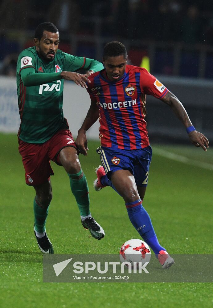 Russian Football Premier League. CSKA vs. Lokomotiv