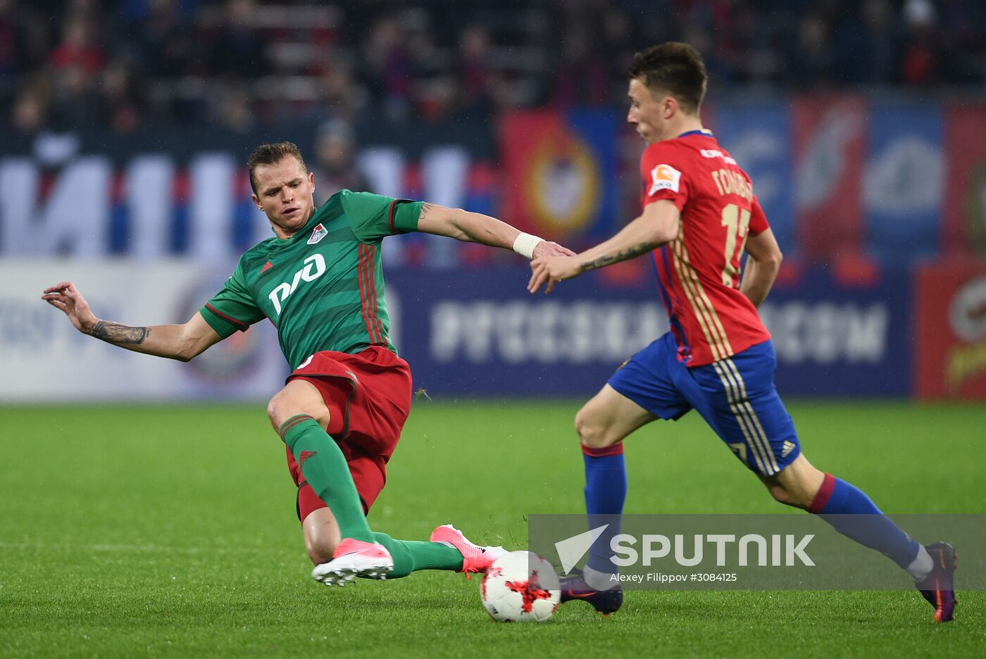 Russian Football Premier League. CSKA vs. Lokomotiv