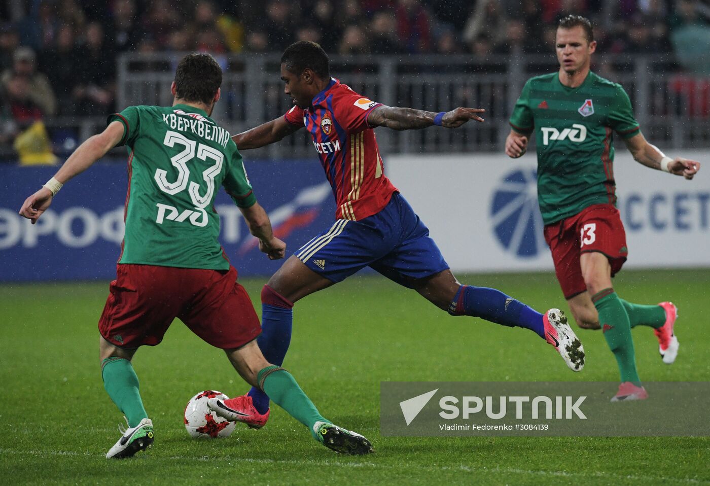 Russian Football Premier League. CSKA vs. Lokomotiv