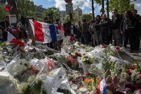 Police protests in Paris