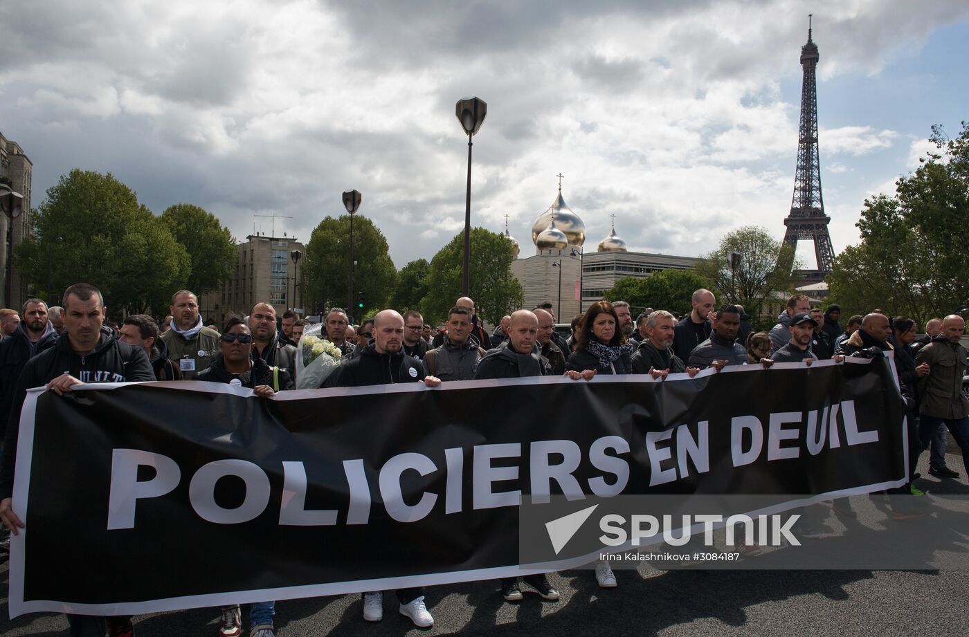 Police protests in Paris