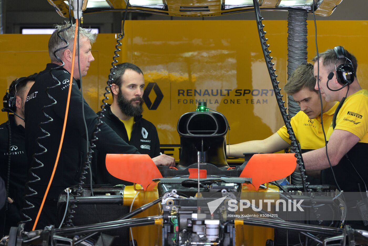 Preparations for Russian leg of Formula One World Championship circuit racing series