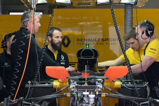 Preparations for Russian leg of Formula One World Championship circuit racing series